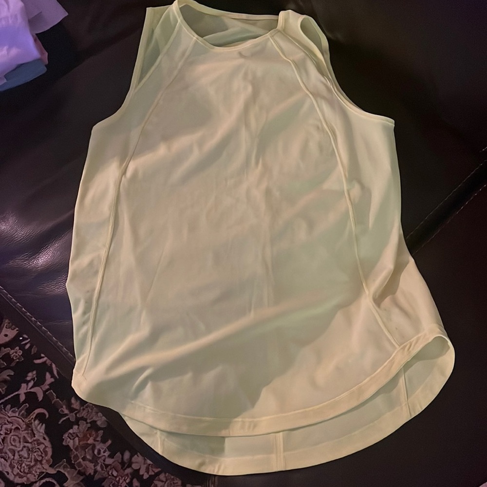 Athleta neon yellow top!